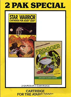 2 Pak Special - Star Warrior, Frogger (A2600)