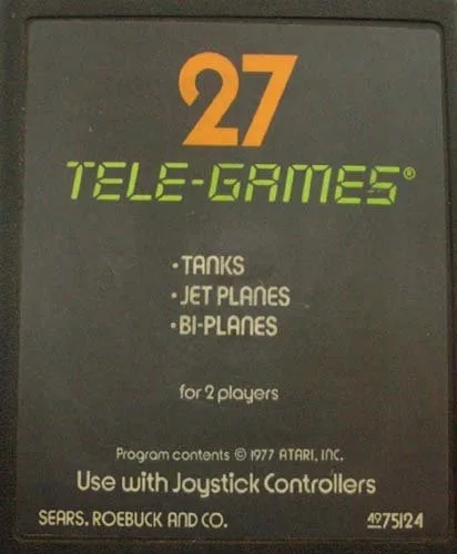 27 TELE-GAMES (shooting gallery, planes, submarines, ships) (A2600)