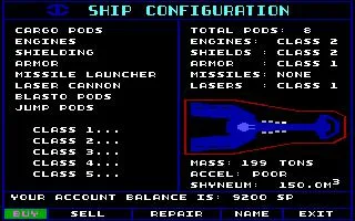 Starflight 2: Trade Routes of the Cloud Nebula (AMIGA)