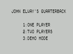 John Elway's Quarterback