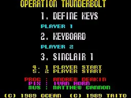 Operation Thunderbolt (AMIGA)