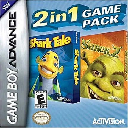 Shark Tale / Shrek 2 2-in-1 Game Pack (GBA)
