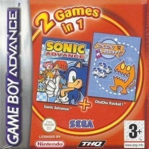 Sonic Advanced + Chu Chu Rocket (GBA)