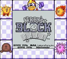 Kirby's Block Ball (1995) (GB)