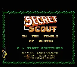 Secret Scout (NES)