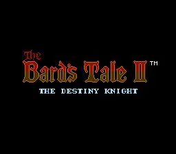 The Bard's Tale II: The Destiny Knight