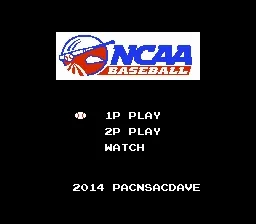 NCAA Baseball (NES)