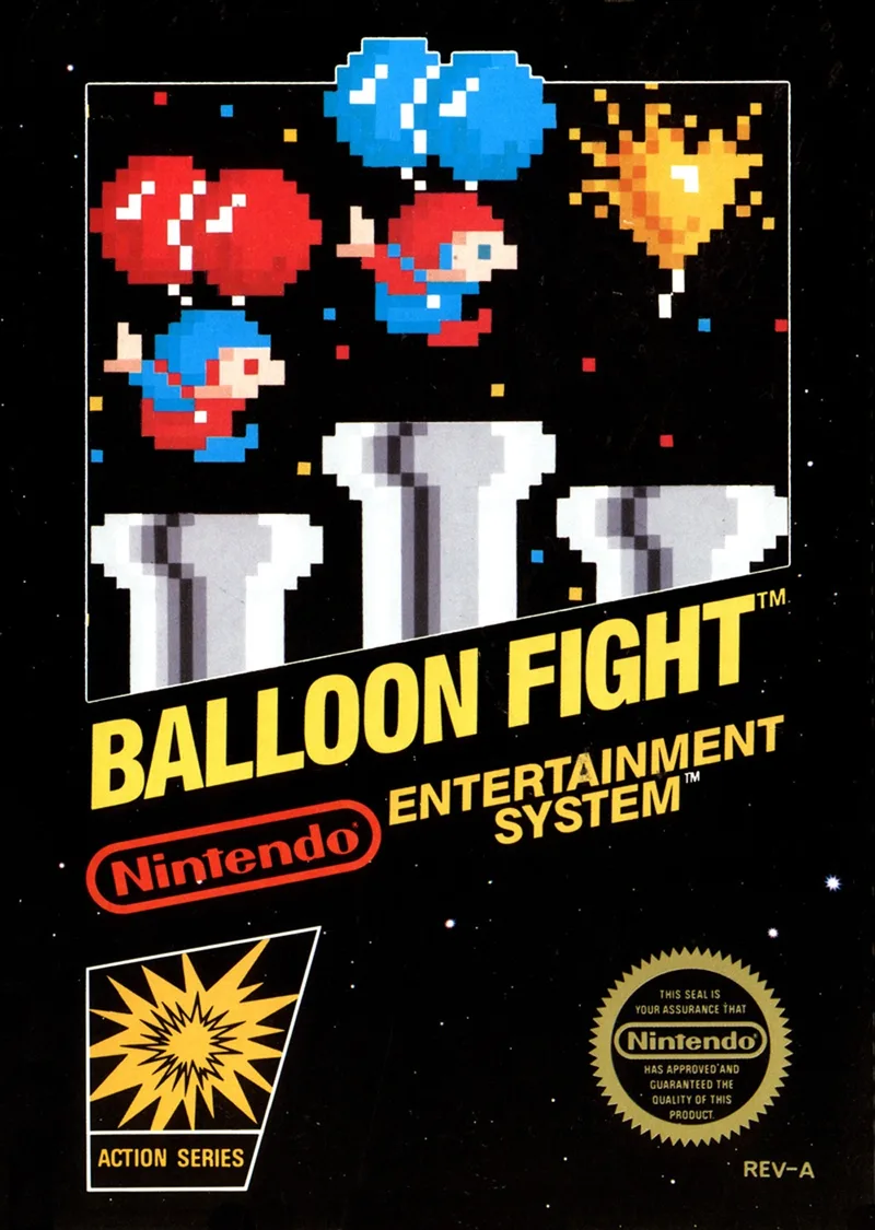Balloon Fight [5 Screw] (NES)