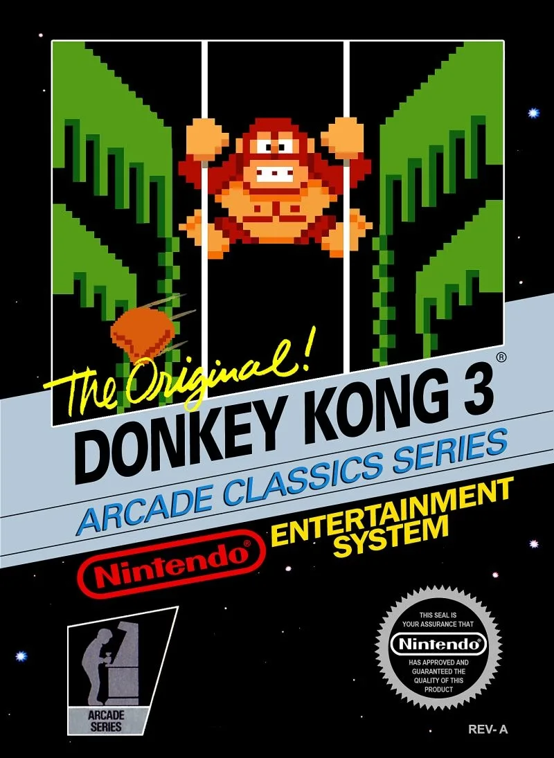 Donkey Kong 3 [5 Screw] (NES)