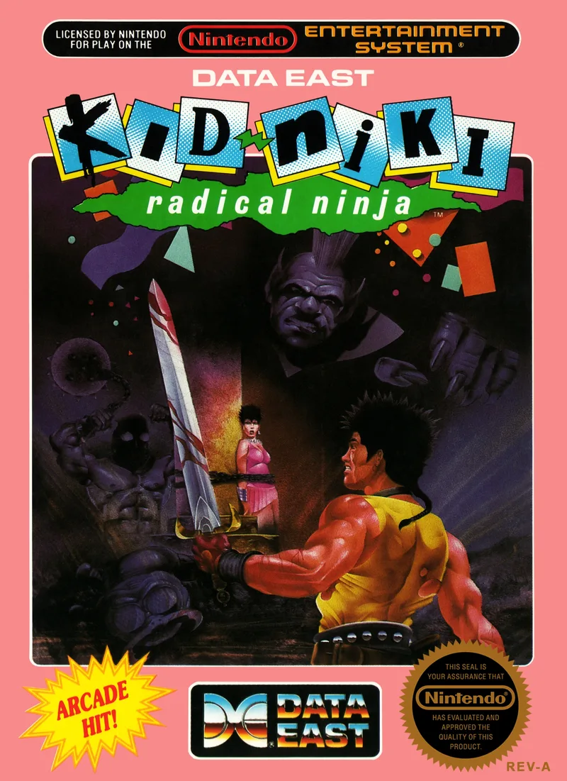 Kid Niki: Radical Ninja [5 Screw] (NES)