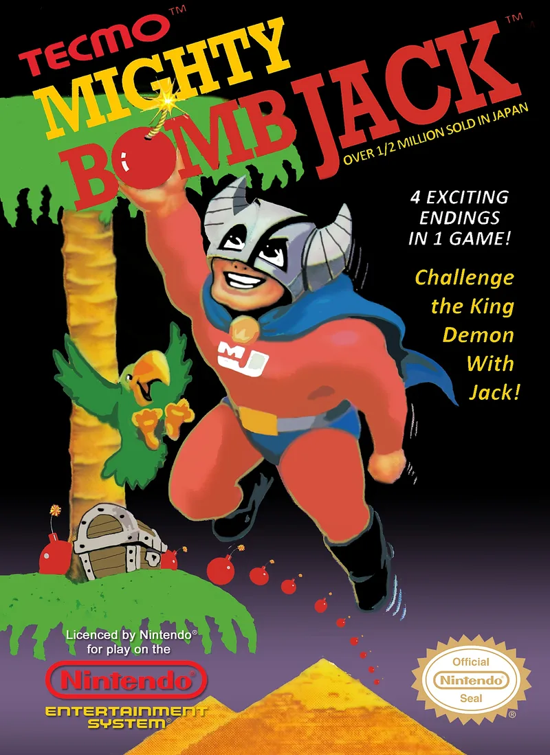 Mighty Bomb Jack [5 Screw] (NES)