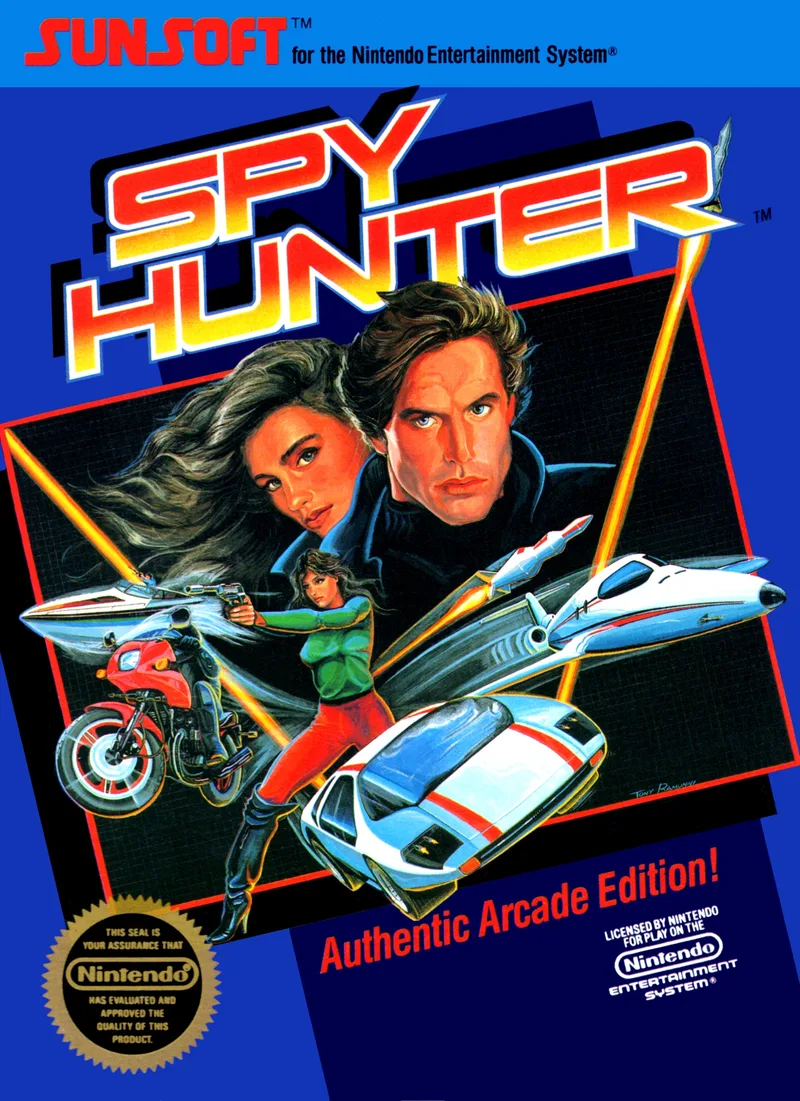 Spy Hunter [5 Screw] (NES)
