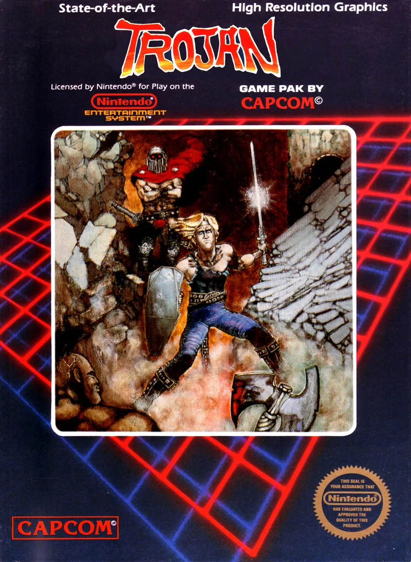 Trojan [5 Screw] (NES)