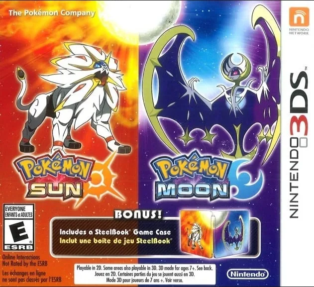 Pokémon Sun and Moon Steelbook (3DS)