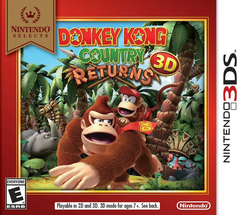 Donkey Kong Country Returns 3D [Nintendo Selects] (3DS)