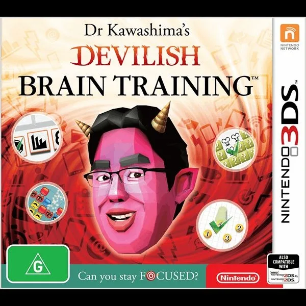 Dr. Kawashima's Devilish Brain Training: Can You Stay Focused? (3DS)