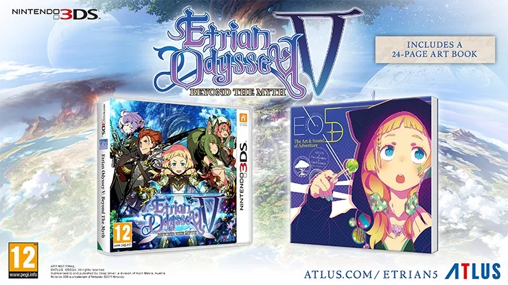 Etrian Odyssey V: Beyond the Myth [Bonus Art Book]