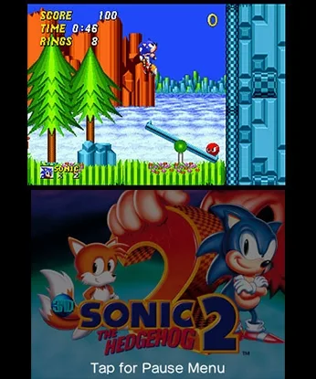 3D Sonic The Hedgehog 2 (3DS)