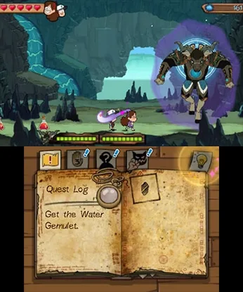 Gravity Falls - Legend of the Gnome Gemulets (3DS)