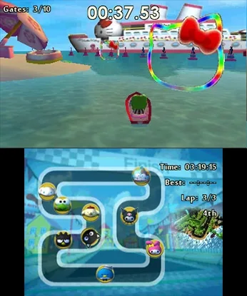 Hello Kitty and Sanrio Friends 3D Racing (3DS)