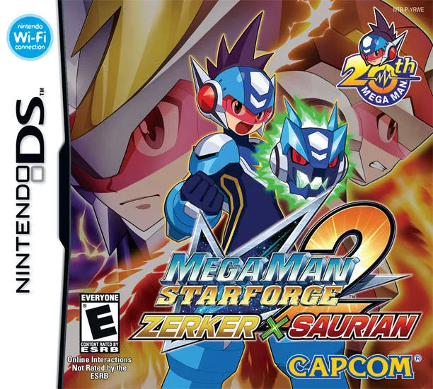 Mega Man Star Force 2: Zerker x Saurian (NDS)