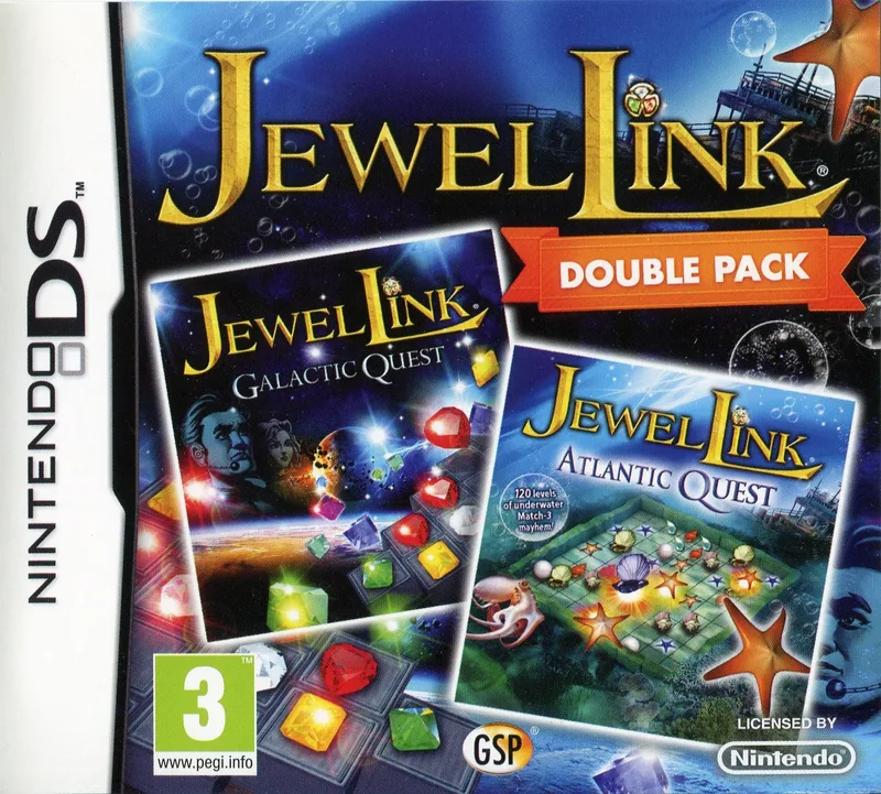 Jewel Link Double Pack: Atlantic Quest / Galactic Quest (NDS)