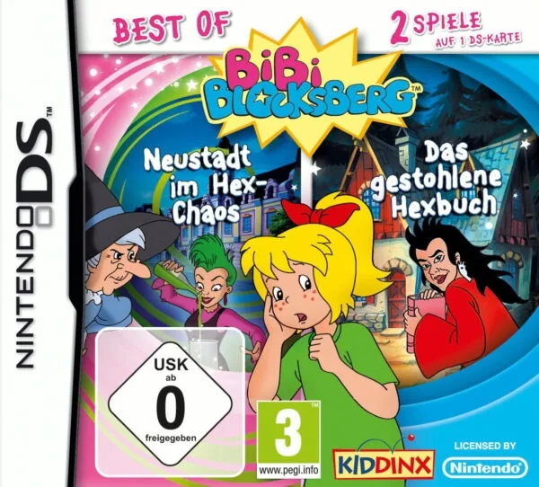 Best of Bibi Blocksberg: Neustadt im Hex-Chaos / Das gestohlene Hexbuch (NDS)