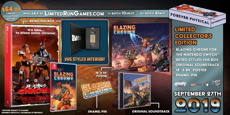 Blazing Chrome [VHS Edition] (NSW)