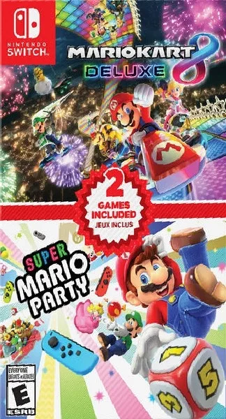 Mario Kart 8 Deluxe + Super Mario Party Double Pack (NSW)