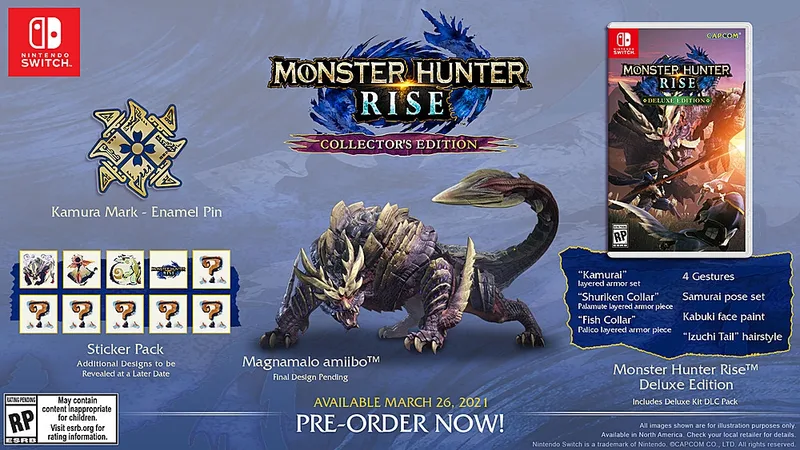 Monster Hunter Rise [Collector's Edition] (NSW)