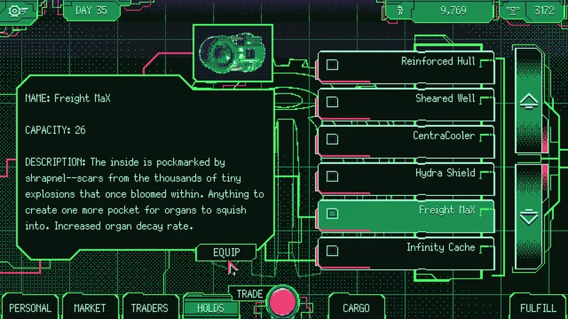 Space Warlord: Organ Trading Simulator (NSW)