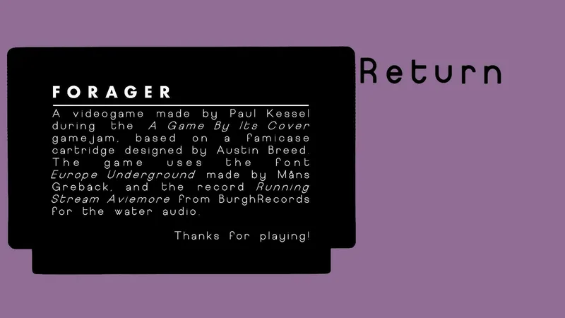 Forager (itch) (Paul Kessel)