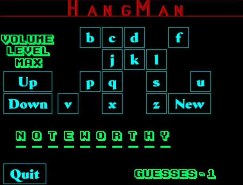 Hangman (itch) (JesseWebb)