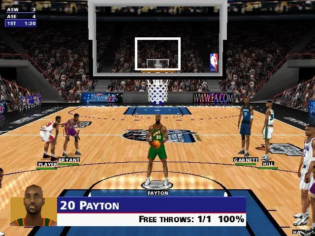 NBA Live 99 (PS1)