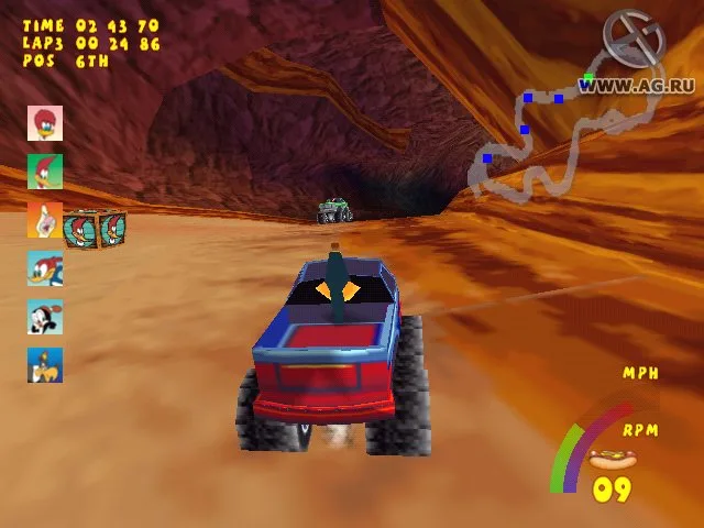 Woody Woodpecker Racing (PS1)