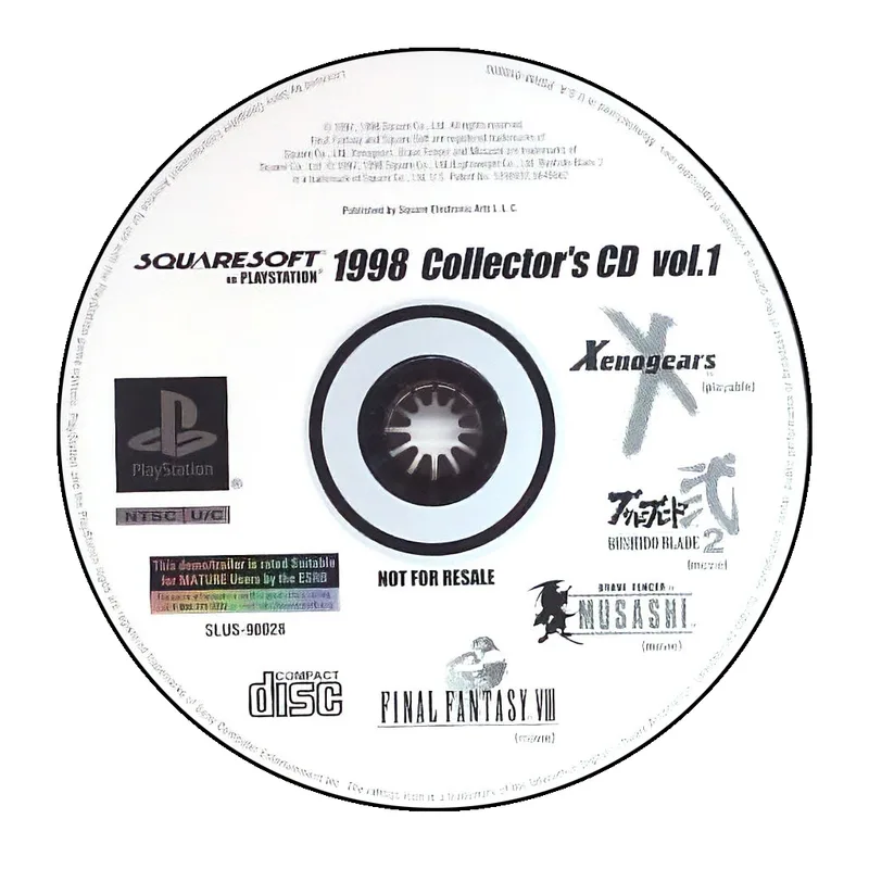 Squaresoft on Playstation 1998 Collector's CD vol. 1 (PS1)