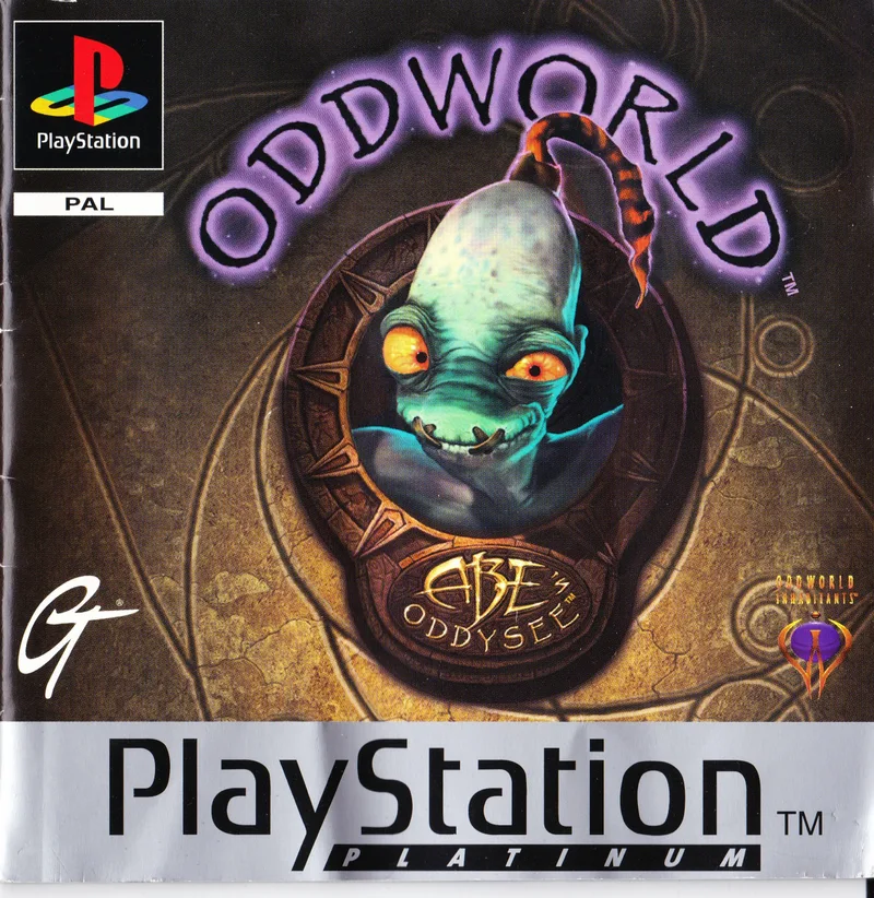 Oddworld: Abe's Oddysee (Platinum) (PS1)