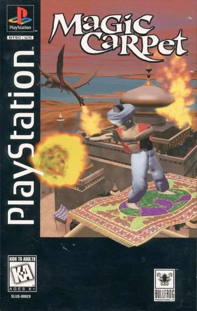 Magic Carpet [Long Box] (PS1)