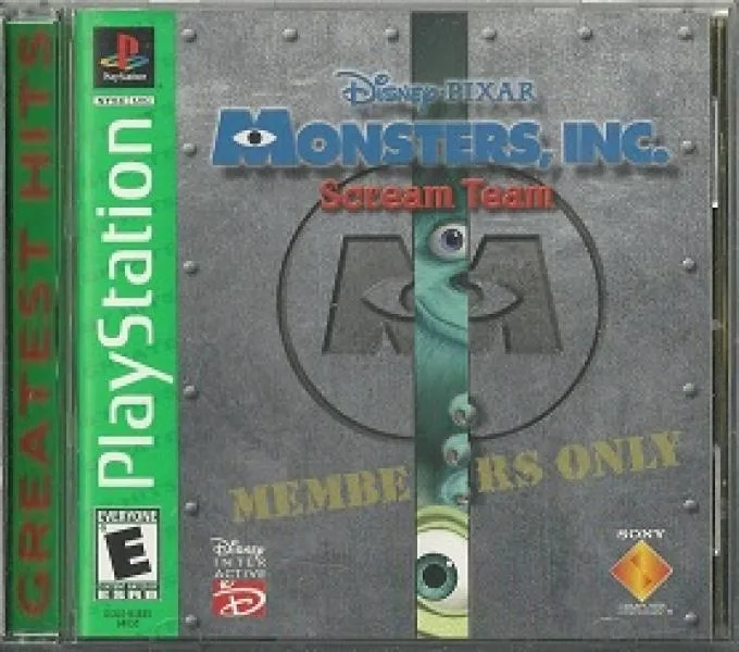 Monsters Inc. Scream Team (Greatest Hits) (PS1)