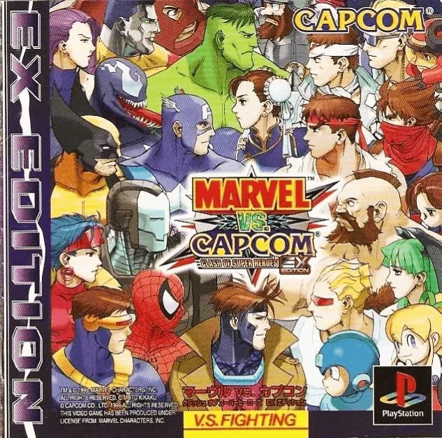 Marvel vs Capcom - Clash of Super Heroes - EX Edition (PS1)