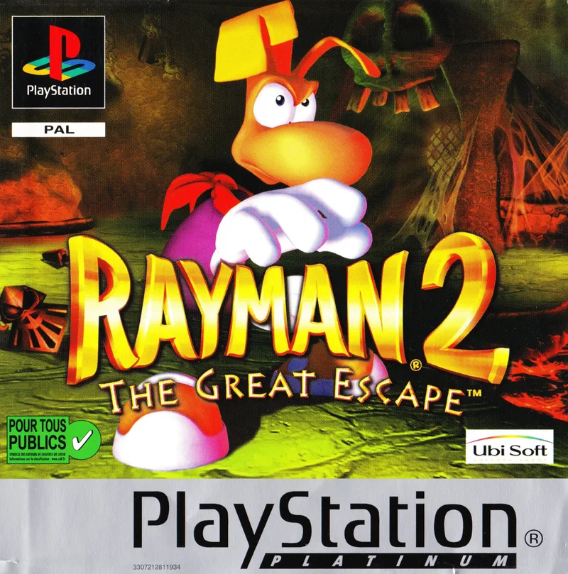 Rayman 2 The Great Escape [Platinum] (PS1)
