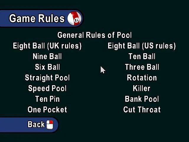 Actua Pool (PS1)