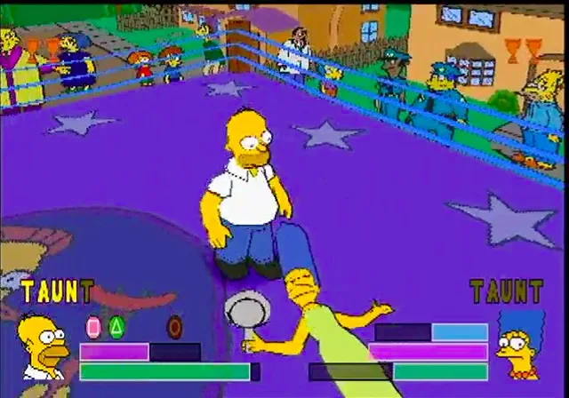 The Simpsons Wrestling (PS1)