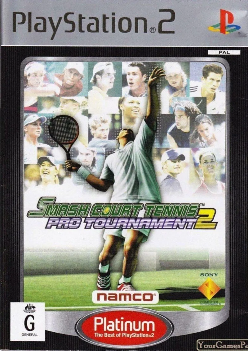 Smash Court Tennis Pro Tournament 2 (Platinum) (PS2)