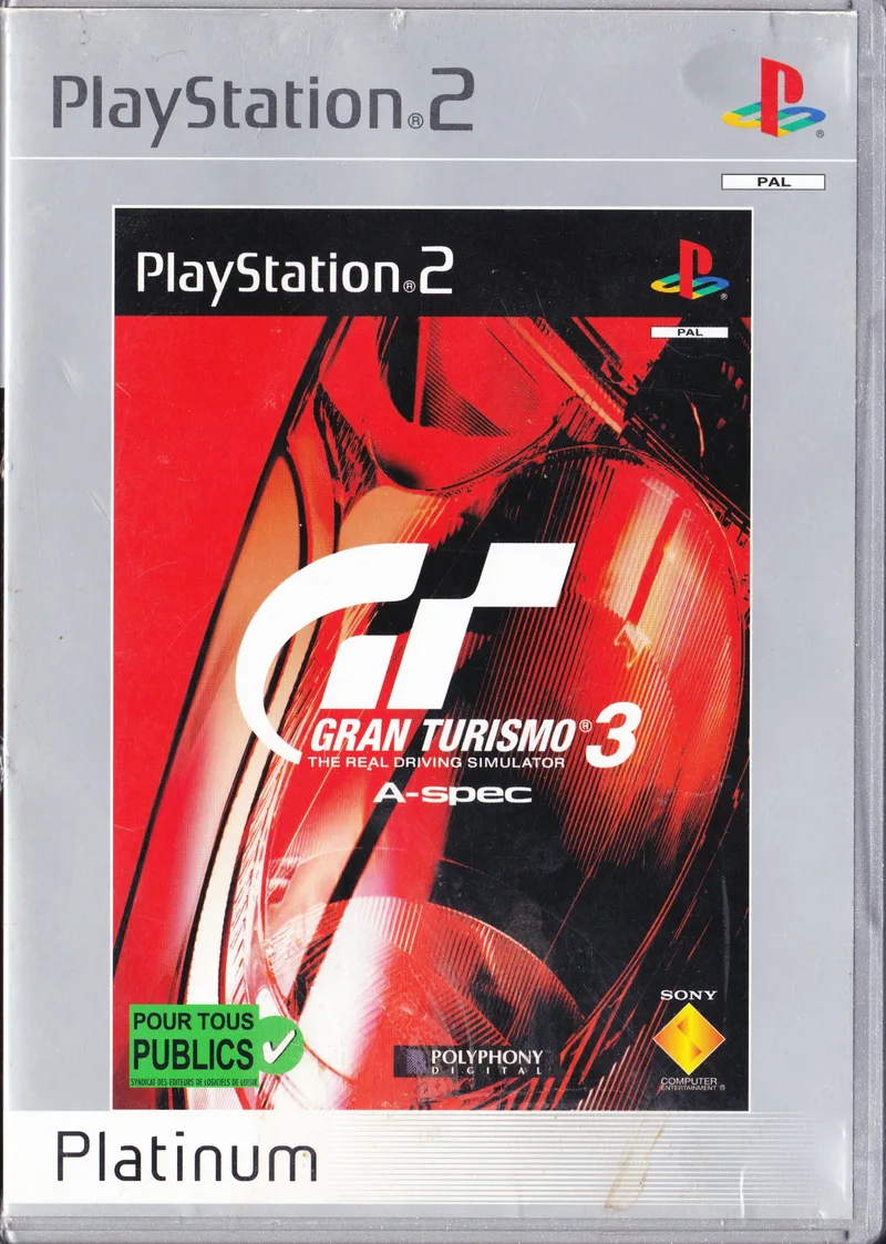 Gran Turismo 3 A-spec (Platinum)