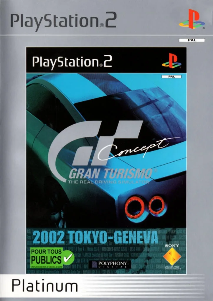 Gran Turismo Concept 2002 Tokyo-Geneva (Platinum) (PS2)