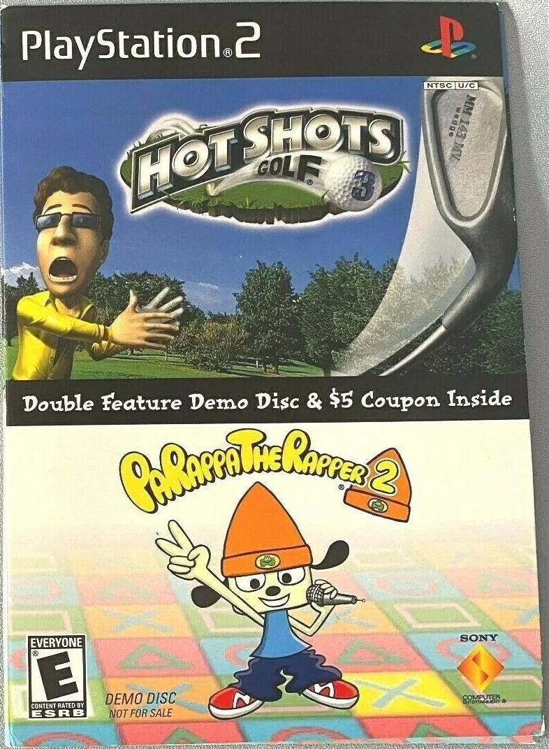 Hot Shots Golf 3 & PaRappa The Rapper 2 [Demo Disc] (PS2)