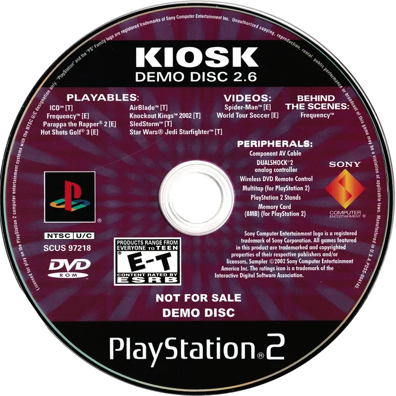 Kiosk Demo Disc 2.6 (PS2)