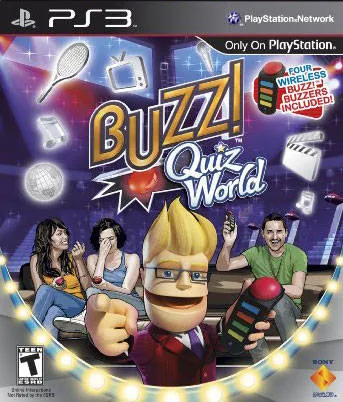 Buzz! Quiz World 4 Controller Bundle (PS3)