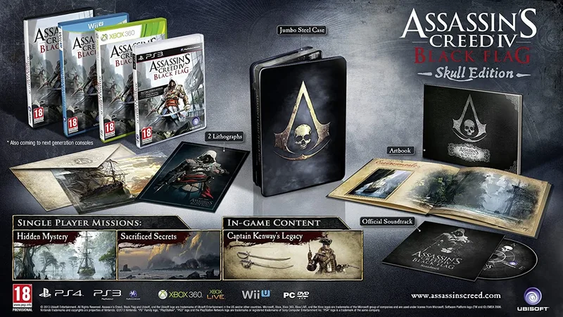 Assassin's Creed IV: Black Flag - Skull Edition (PS3)